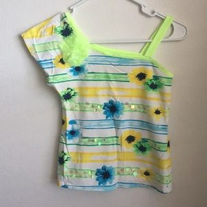 Justice girls floral top (kids)